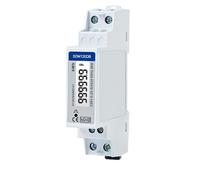 SDM120DB Medidor de energía eléctrica monofásico 45 Amp kWh Riel DIN 1000imp/kWh Medidor de pulsos. Pantalla LCD retroiluminada digital. MID certificado/calibrado