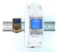 SDM230DR pulso monofásico, medidor de energía kWh, medidor de potencia de carril DIN de 100 amperios kWh, medidor de pulsos. Pantalla LCD retroiluminada digital. Certificado MID
