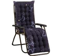 SDNAM Cojines para tumbonas Sun Lounger Cushion,Cojín Chaise Lounge Cojines para sillas de jardín Garden Outdoor Tumbona reclinable Veranda Interior(E,155x48cm)