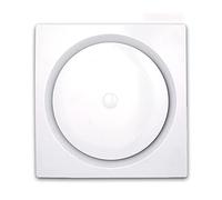 sdneNest Ventiladores de ventilación tipo techo, 30 x 30 cm, potente ventilador silencioso para el hogar, ventilador de escape empotrado, 30 W, 35 Db, escape blanco/plateado, color blanco, 10 pulgadas