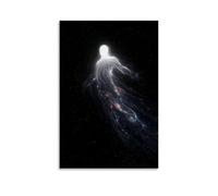sdnkbro Póster artístico de ensueño y etéreo de The Mysterious Universe - Lienzo decorativo para pared e impresión artística moderna para dormitorio familiar, pósteres de 20 x 30 pulgadas (50 x 75 cm)