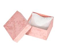 sdoot Caja de reloj, caja de regalo para reloj, 12 paquetes, cajas de regalo rosas para relojes con cojín de almohada, cajas de regalo de joyería para pulseras, 3.3 x 3.1 x 2.1 pulgadas