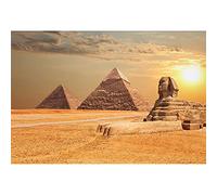 SDOTPMT 5x3ft Atardecer Correas egipcias poliéster Vista panorámica Fondo pirámide de Andrómeda Egipto pancartas turísticas egipcias decoración Fiestas cumpleaños Accesorios Estudio