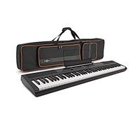 SDP-2 Digital Stage Piano with Gig Bag de Gear4music - 88 Keys | Piano Digital Contrapesado de 88 Teclas, Alimentado por Red o Pilas, Altavoces y Auriculares Integrados, Bolsa