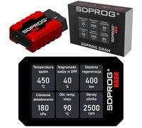 SDPROG Dispositivo de diagnóstico Dash OBD2 con monitorización DPF e interfaz OBD