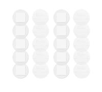 sdroceRyaM 200 tiritas redondas pequeñas de 1 pulgada, transparentes, de poliuretano, impermeables, para heridas pequeñas, primeros auxilios