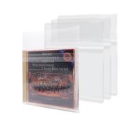 sdroceRyaM 50 fundas exteriores de plástico transparente para CD y DVD