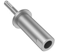 SDS-plus - Barra de tierra para postes en T, diámetro interior, 16 mm, diámetro exterior, 29 mm, 145 mm, superficie curvada, barra de tierra, controlador de estacas de madera para insertar postes de