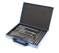 SDS taladro electrico cincel brocas juego de 17 piezas caja de metal