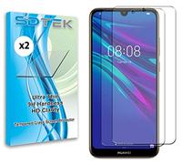 SDTEK *2 Pack Protector de Pantalla para Huawei Y6s / Y6 (2019) Cristal Vidrio Templado Glass Screen Protector