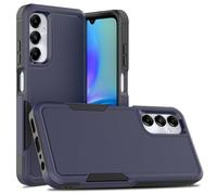 SDTEK Funda para Samsung Galaxy A05s Carcasa Rígida Alta Resistencia Cubierta Doble Capa (Azul)