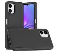 SDTEK Funda para Samsung Galaxy A06 Carcasa Rígida Alta Resistencia Cubierta Doble Capa (Negro)