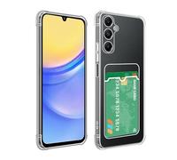 SDTEK Funda para Samsung Galaxy A16 Funda Transparente Gel Absorbe Los Golpes Tarjetero Protección Anticaídas