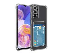 SDTEK Funda para Samsung Galaxy A23 Funda Transparente Gel Absorbe Los Golpes Tarjetero Protección Anticaídas