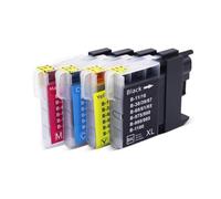 sDtESNB Cartucho de Tinta Compatible con LC980BK LC1100BK LC985BK LC990BK DCP-385C 387C DCP-195C 585CW 375CW MFC-990CW 6490CW 490CW 5890CN J615W(1SET)