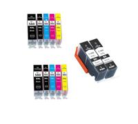 sDtESNB Reemplazo de Cartucho de Tinta para PGI-580XXL CLI-581 PGI 580 CLI 581 XXL 5-Pack PGBK BK C M Y Compatible con(12 Pack 4B6C)