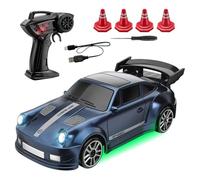 Sdtgrtht Coche RC De Deriva De 2.4 GHz Cable De Carga USB ABS 7.9x3.5x2.6cm Mini Coche De Drift Teledirigido Coches Control Remoto para Carreras Cumpleaños Navidad Juego Interior Infantil