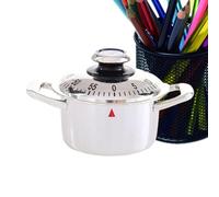 Sdtgrtht temporizador de cocina para cocina | Forma de olla mecánica de 60 minutos | Gadget de temporizador de cuenta regresiva - para casa escuela oficina estudio trabajo deporte cocina tiempo muerto