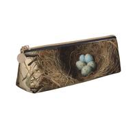 SDTYKHJ Estuche para lápices, diseño de nido de pájaros, bolsa portátil para monedas, bolsa de cosméticos estética, bolsa de maquillaje de piel