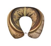 SDTYKHJ Law of The Compass Navigation - Almohada de cuello de viaje, cómoda almohada de espuma viscoelástica en forma de U para apoyo a la cabeza, almohadas de viaje para aviones, almohada portátil de