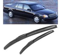 SDUEYZS 2 Piezas Limpiaparabrisas para Cadillac DeVille 2000-2005 22"+22, Escobilla Coche Limpiaparabrisas Delantero Vista Clara Juego de Limpiaparabrisas