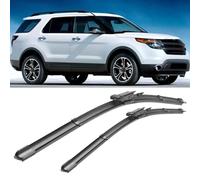 SDUEYZS 2 Piezas Limpiaparabrisas para Ford Explorer 2011-2017 26"+22", Escobilla Coche Limpiaparabrisas Delantero Vista Clara Juego de Limpiaparabrisas