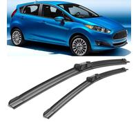 SDUEYZS 2 Piezas Limpiaparabrisas para Ford Fiesta MK7 2009-2017 26"+15", Escobilla Coche Limpiaparabrisas Delantero Vista Clara Juego de Limpiaparabrisas