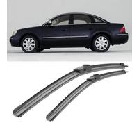 SDUEYZS 2 Piezas Limpiaparabrisas para Ford Five Hundred 2005-2006 24"+20", Escobilla Coche Limpiaparabrisas Delantero Vista Clara Juego de Limpiaparabrisas