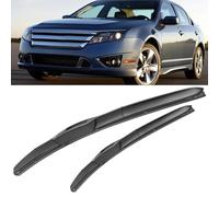 SDUEYZS 2 Piezas Limpiaparabrisas para Ford Fusion USA Model 2006-2012 24"+19", Escobilla Coche Limpiaparabrisas Delantero Vista Clara Juego de Limpiaparabrisas