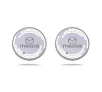 SDUEYZS 2 Piezas Posavasos LED para Coche, para Mazda 3 Atenza GH CX5 CX7 CX Luces LED para portavasos USB Light Up Cup Holder Anti-Slip Coasters Car Interior Accessories,A