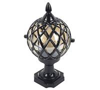 SDUYTEG Luces de Poste de Globo al Aire Libre Lámpara de Aluminio para Poste Cap Luz Luces de Pilar a Prueba de Agua Luces de Poste de Puerta Linterna para jardín Patio Camino