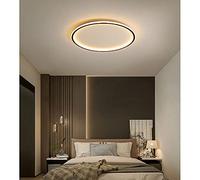 SDUYTEG Plafones Led Ultrafinos para Dormitorios Luminaria De Montaje Empotrado con Atenuación De Tres Colores, Moderna Y Sencilla Lámpara De Techo Redonda De Acrílico para Sala De Estar