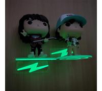 SDYAR Paquete de 10 pequeños estantes de pared acrílicos, autoadhesivos de 3 pulgadas, estantes flotantes transparentes de montaje en pared para Funko Pop Collection, estantes de repisa de exhibición
