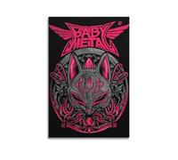 SDYFERBX Babymetal - Póster musical de ángel, 3 pósteres decorativos, lienzo, póster de pared e imagen artística moderna para decoración de dormitorio familiar, 16 x 24 pulgadas (40 x 60 cm)