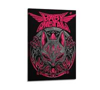 SDYFERBX Babymetal - Póster musical de ángel, 3 pósteres decorativos, lienzo, póster de pared e imagen artística moderna para decoración de dormitorio familiar, 50 x 75 cm