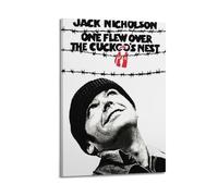 SDYFERBX Póster decorativo de película One Flew Over The Cuckoo's Nest, póster decorativo de lienzo para pared e impresión artística moderna para decoración de dormitorio familiar, 30 x 45 cm