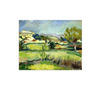 SDYSKKUG Charles Camoin Impresión en Lienzo. Pintura Famosa. Paisaje provenzal. Cuadros Decoracion Salon. Reproducciones 63x50cm Sin Marco