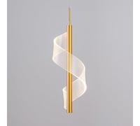 SDyudDS Lámparas de araña, 7W Dining Room Living Hallway Ceiling Hanging Lamps(Gold,4000k neutral)