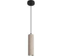 SDyudDS Lámparas de araña, Concrete Cone LED Long Tube Kitchen Over Island Cement for Dining Room Restaurant Bar Cafe(3000K 25 * 7 cm)