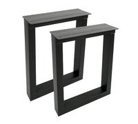 SDyudDS Patas para Muebles, Juego de 2 Patas Escritorio Metal Resistente, Mesa industriales, Centro Industrial(70x70cm)