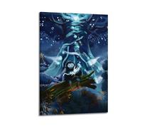 SDZGOPTHF Póster de videojuegos, póster decorativo de Ori y el bosque ciego, lienzo para pared e impresión artística moderna para decoración de dormitorio familiar, 20 x 30 cm
