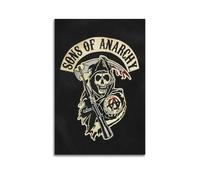 SDZGOPTHF Póster decorativo de serie de televisión de Hijos de la Anarquía, lienzo para pared e impresión artística moderna para dormitorio familiar, 40 x 60 cm