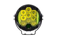 SDZSDAS Faro Principal Barra De Búsqueda Led 3 Pulgadas Luz Wok Faros Carretera Proyector Motocicleta 120W Para Volvo Para Jeep 4x4 Todoterreno 12V 24V Faros De Coche(3inch yellow 1pcs)