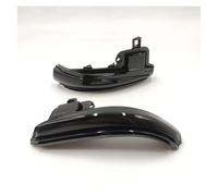 SDZSDAS Marcador Lateral 2 Luces LED Señal Giro Dinámicas Espejo Lateral Para Toyota Para Alphard 2016 2017 2018 2019 2020 2021(Black Cover)