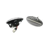 SDZSDAS Marcador Lateral Luces Posición Laterales LED Dinámicas Señal Giro Para Fiat Para Sedici 2005 2006 2007 2008 2009 2010 2011 2012(Dynamic Clear T10)