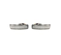 SDZSDAS Marcador Lateral Luz Indicadora Señal Giro LED Dinámica Para Land Para Rover Para Discovery3 2005-2008 Posición Lateral Repetidor(Dynamic Clear)