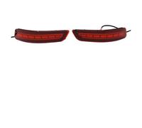SDZSDAS Marcador Lateral Para Lexus Para ES250 2013 2014 2015 2016 2017 2018 LED Parachoques Trasero Reflector Luz Freno De Giro(Red model A)