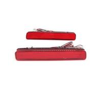 SDZSDAS Marcador Lateral Para Toyota Para Spade 2011 2012 2013 2014 2015 LED Luz Parachoques Trasera Freno Parada(Red Cover)