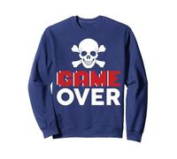 Se acabó el Juego Sudadera, Unisex para Adultos, Azul Marino, S