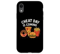 Se Acerca el día del Truco: Pizza Divertida, Dona, Papas Fritas, Hamburguesa Carcasa para iPhone XR